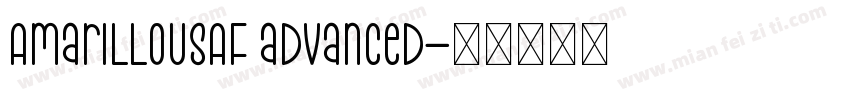AmarilloUSAF advanced字体转换